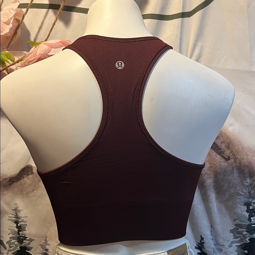 lululemon athletica Women's Dark Red Sports Bra